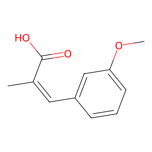 3-(3-Methoxyphenyl)-2-methylprop-2-enoic acid structure