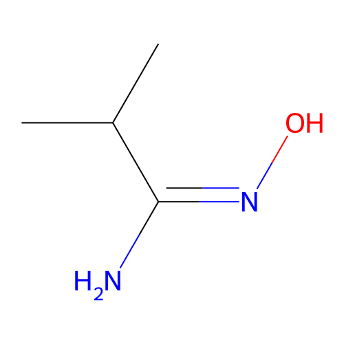 N-Hydroxyisobutyramidine structure