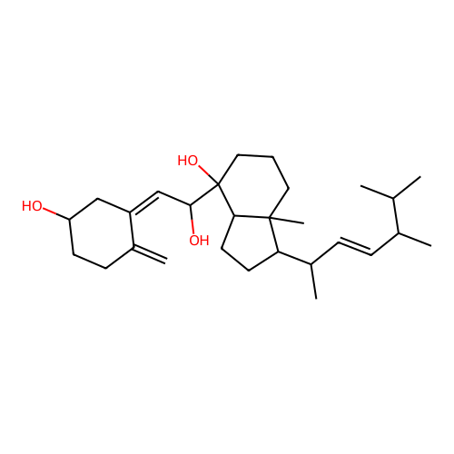(3b,5Z,7R,8a,22E)-9,10-Secoergosta-5,10(19),22-triene-3,7,8-triol structure