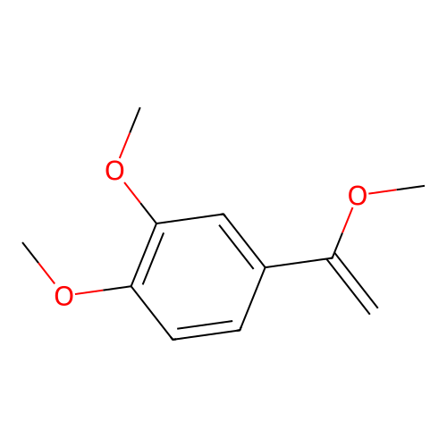 1,2-Dimethoxy-4-(1-methoxyethenyl)benzene structure
