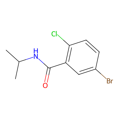 Isopropyl 5-bromo-2-chlorobenzamide structure