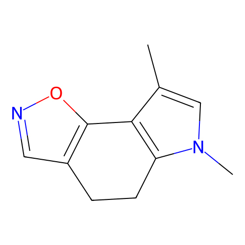 6,8-Dimethyl-4,5-dihydropyrrolo[2,3-g][1,2]benzoxazole structure