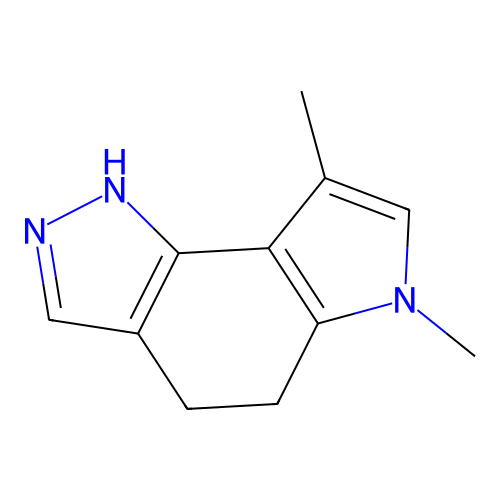 6,8-dimethyl-4,5-dihydro-1H-pyrrolo[2,3-g]indazole structure