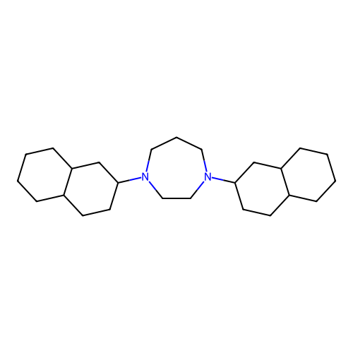 1,4-Di(decalin-2-yl)-1,4-diazepane structure