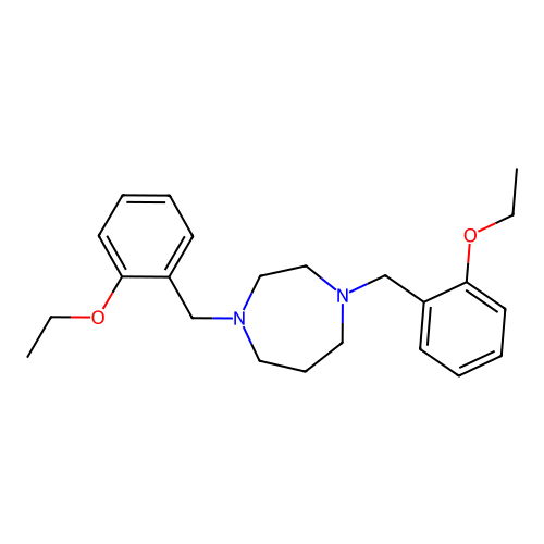 1,4-Bis[(2-ethoxyphenyl)methyl]-1,4-diazepane structure