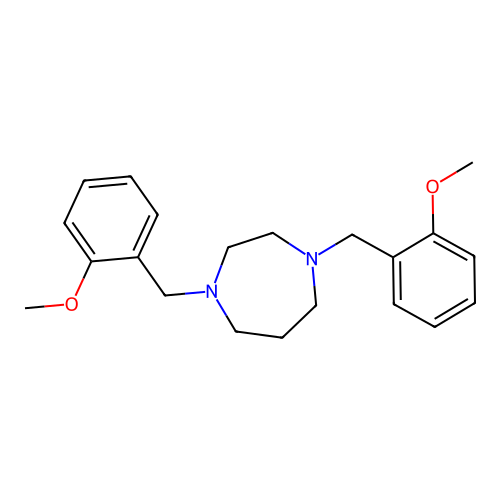 1,4-Bis[(2-methoxyphenyl)methyl]-1,4-diazepane structure
