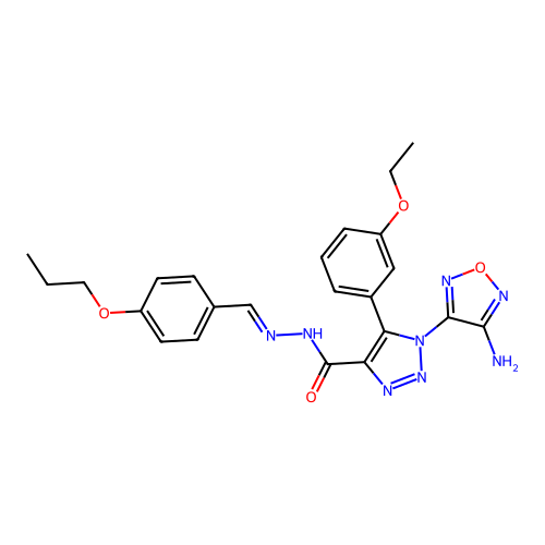C23H24N8O4 structure