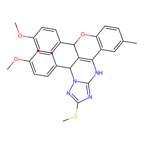 C28H26N4O3S structure