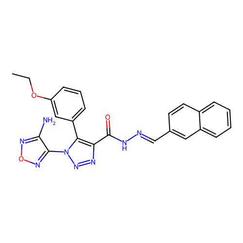 C24H20N8O3 structure