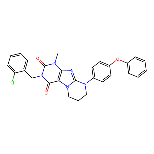 C28H24ClN5O3 structure
