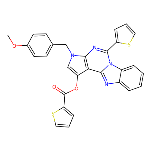 Chemical Compound (C29H20N4O3S2) structure