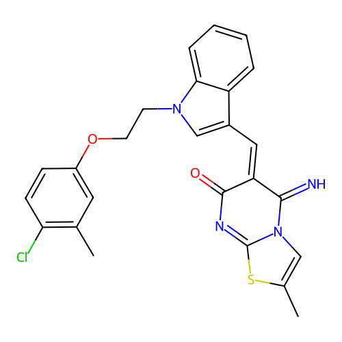 C25H21ClN4O2S structure