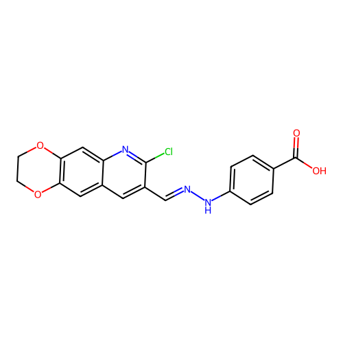 C19H14ClN3O4 structure