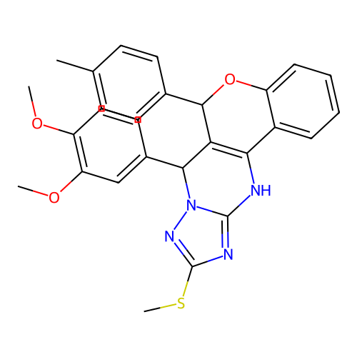 C28H26N4O3S structure