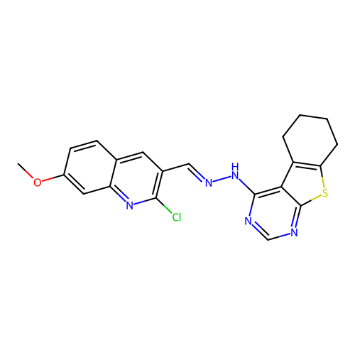C21H18ClN5OS structure