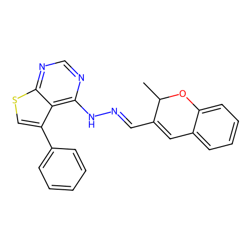 C23H18N4OS structure