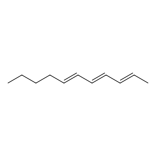 2,4,6-Undecatriene structure