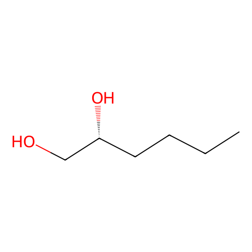 (2R)-hexane-1,2-diol structure