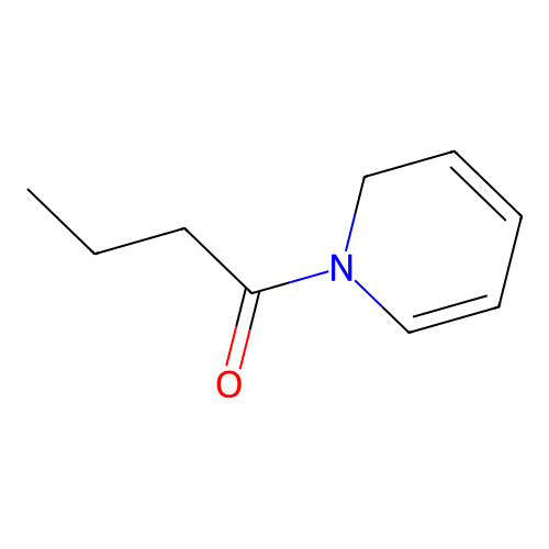 Pyridine, 1,2-dihydro-1-(1-oxobutyl)- structure