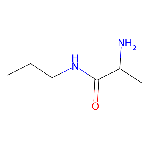 2-amino-N-propylpropanamide structure