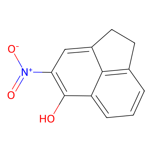 4-Nitro-1,2-dihydro-5-acenaphthylenol structure