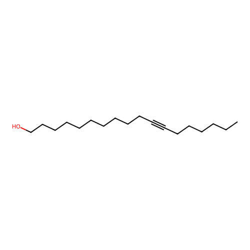 11-Octadecyn-1-ol structure