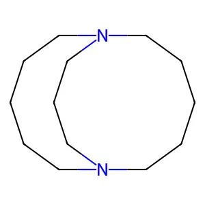 1,7-Diazabicyclo[5.5.3]pentadecane structure