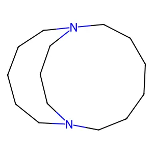 1,8-Diazabicyclo[6.5.3]hexadecane structure