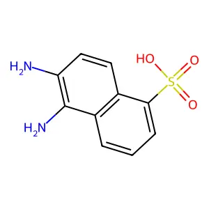 1-Naphthalenesulfonic acid, 5,6-diamino- structure