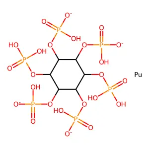 Plutonium phytate structure