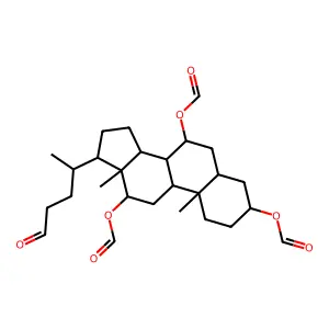 5 Alpha-ergostane-3 beta,5,6 beta,7 beta-tetrol structure