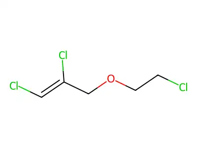 2-氯乙基2,3-二氯烯丙基醚 structure