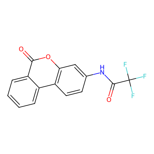N-(6-Oxo-6H-dibenzo[b,d]pyran-3-yl)-2,2,2-trifluoroacetamide structure