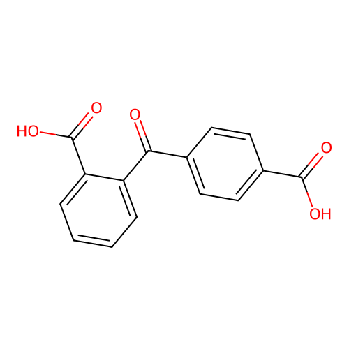 2-(4-Carboxybenzoyl)benzoic acid structure