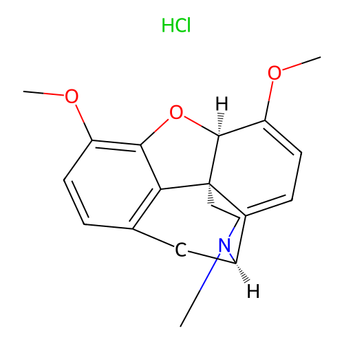 Thebaine hydrochloride structure