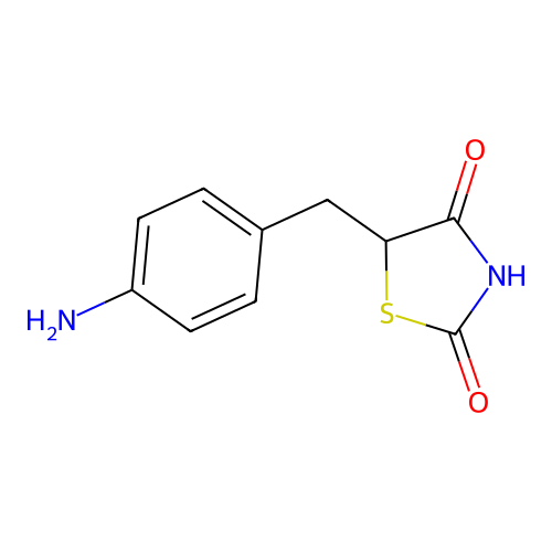5-[(4-Aminophenyl)methyl]-1,3-thiazolidine-2,4-dione structure