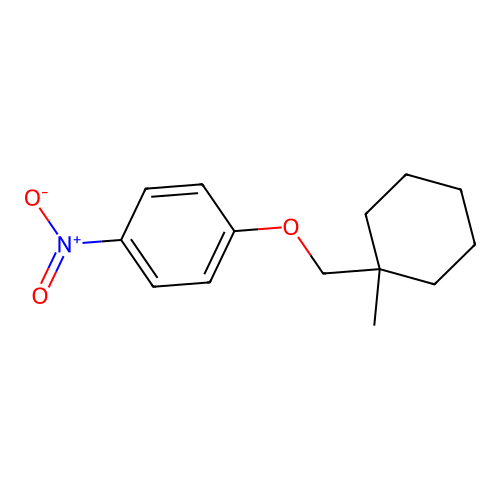(1-Methylcyclohexanyl)methyl-4-nitrophenyl Ether structure
