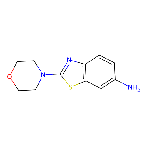 2-Morpholinobenzo[D]thiazol-6-amine structure