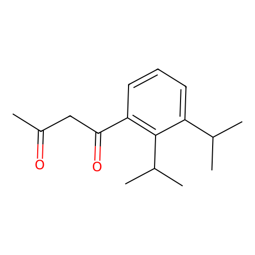 1-[2,3-Di(propan-2-yl)phenyl]butane-1,3-dione structure