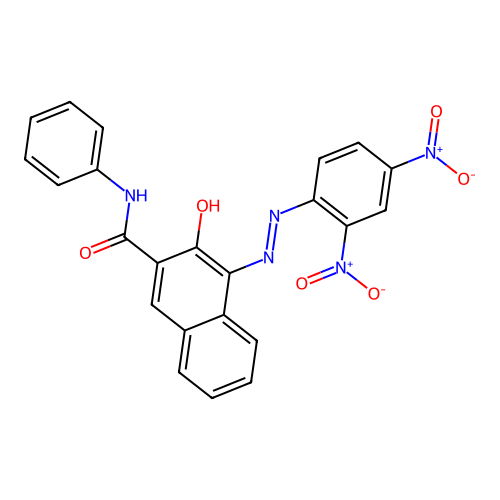 4-(2-(2,4-Dinitrophenyl)diazenyl)-3-hydroxy-N-phenyl-2-naphthalenecarboxamide structure