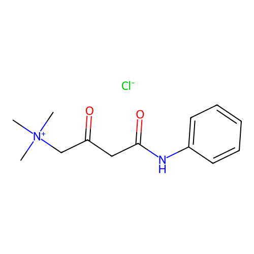 (4-Anilino-2,4-dioxobutyl)trimethylammonium chloride structure