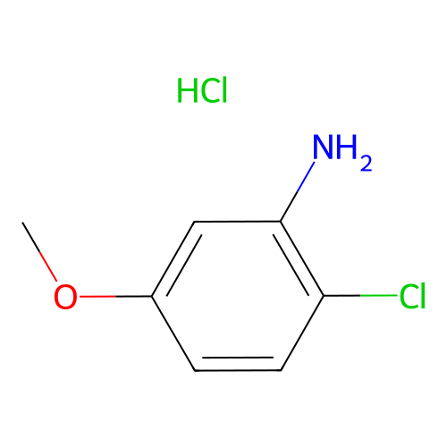 2-Chloro-5-methoxyanilinium chloride structure