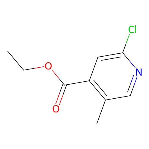 Ethyl 2-chloro-5-methylisonicotinate structure