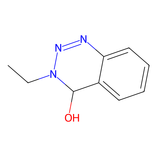 3-Ethyl-3,4-dihydro-1,2,3-benzotriazin-4-ol structure