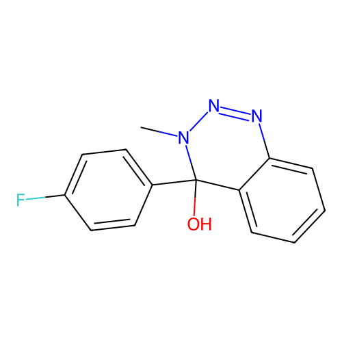 4-(4-Fluorophenyl)-3-methyl-3,4-dihydro-1,2,3-benzotriazin-4-ol structure