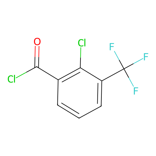 2-Chloro-3-(trifluoromethyl)benzoyl chloride structure