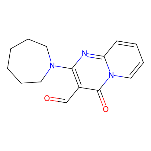 2-(azepan-1-yl)-4-oxo-4H-pyrido[1,2-a]pyrimidine-3-carbaldehyde structure