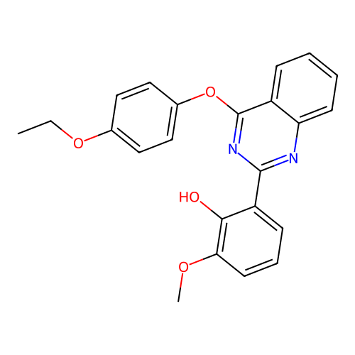 2-(4-(4-Ethoxyphenoxy)quinazolin-2-yl)-6-methoxyphenol structure