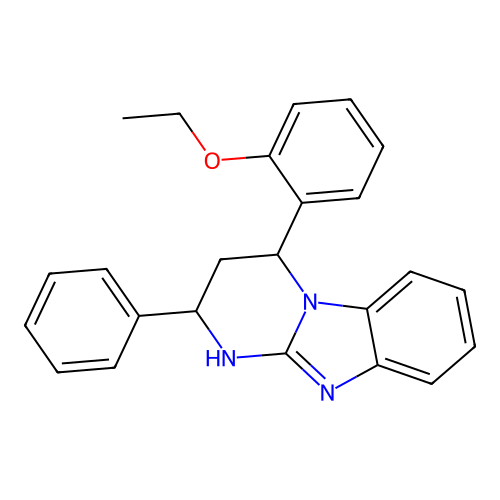 4-(2-Ethoxyphenyl)-2-phenyl-1,2,3,4-tetrahydropyrimido[1,2-a]benzimidazole structure