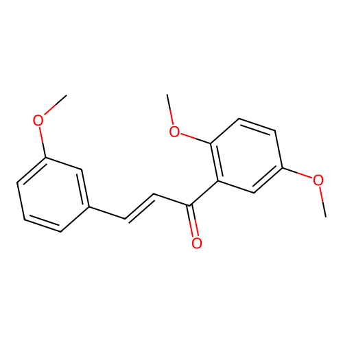 1-(2,5-Dimethoxyphenyl)-3-(3-methoxyphenyl)prop-2-en-1-one structure